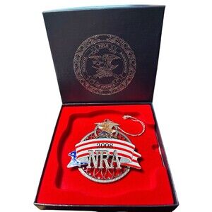 National Rifle Association of America 3D Christmas Ornament 2008 Laser Cut 3"
